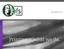 Tablet Screenshot of bfsprinters.com